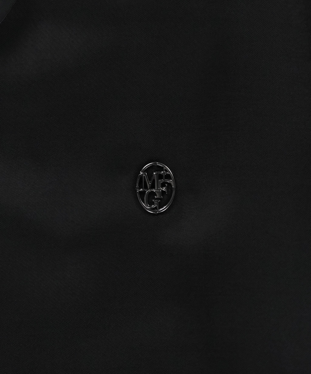 Marithe & Francois Girbaud - V-neck Tie Blouse (Black) product image 12 | TRAB K-Fashion Australia