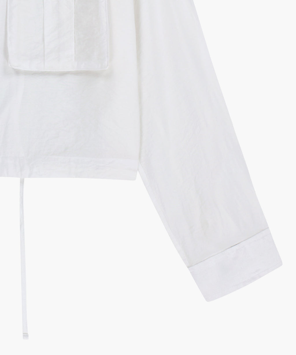 Marithe & Francois Girbaud - Crop Sheer Jacket (White) product image 12 | TRAB K-Fashion Australia