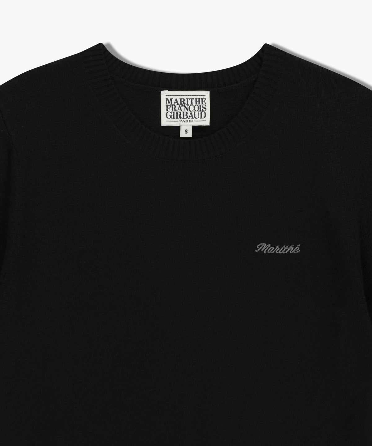 Marithe & Francois Girbaud - Half Knit Round Neck Cardigan Set Up (Black) product image 12 | TRAB K-Fashion Australia