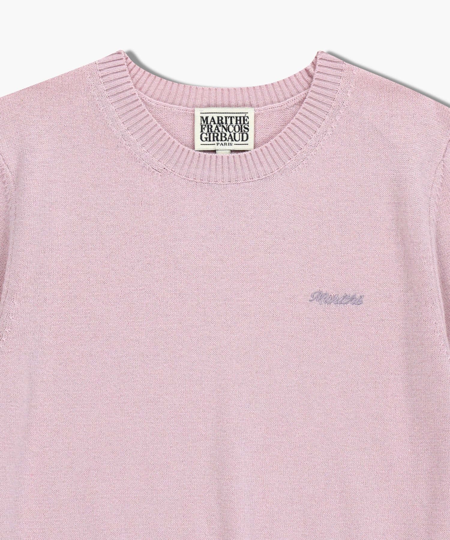 Marithe & Francois Girbaud - Half Knit Round Neck Cardigan Set Up (Pink) product image 12 | TRAB K-Fashion Australia