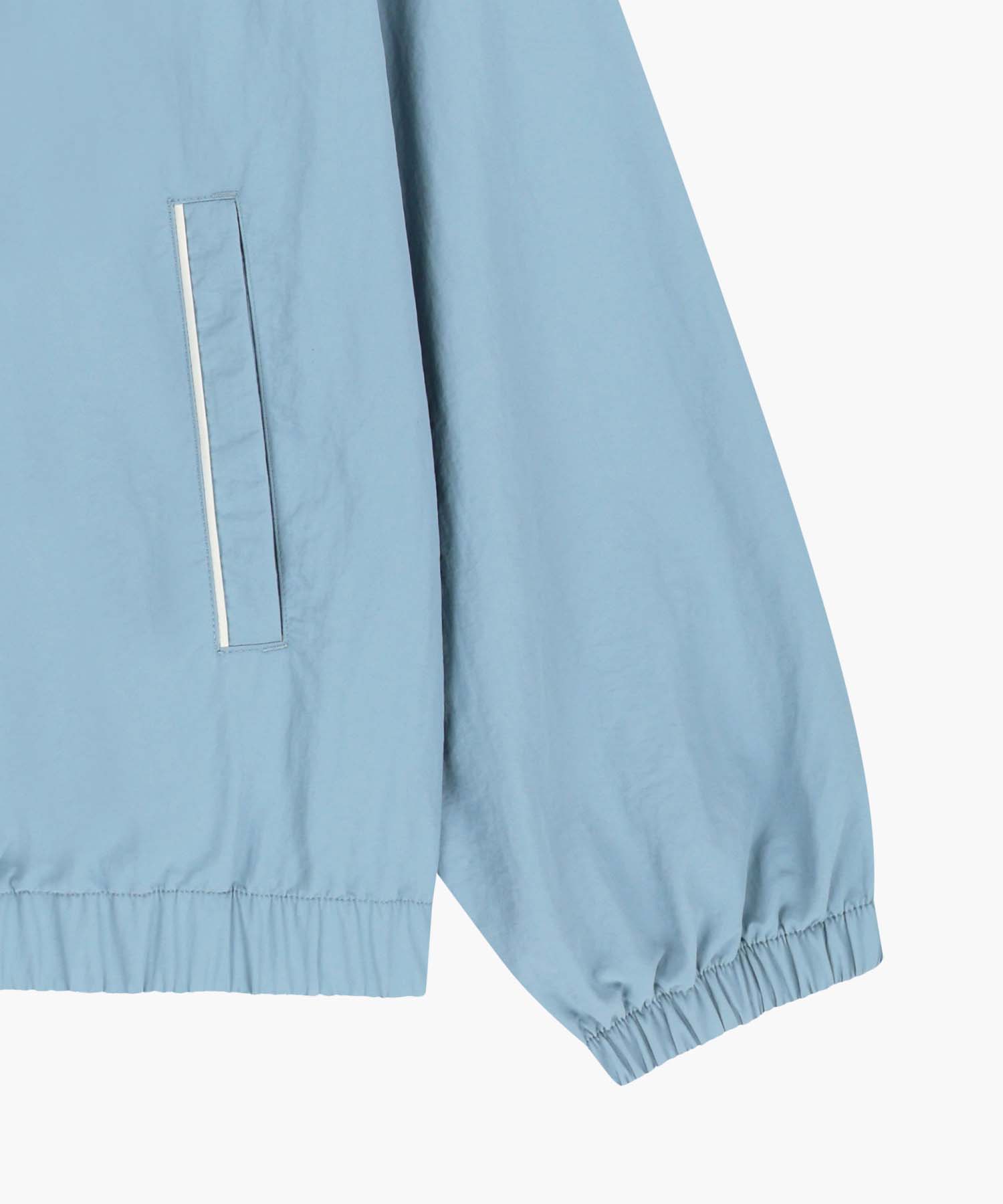 Marithe & Francois Girbaud - Classic Logo High Neck Wind Jacket (Ash Blue) product image 15 | TRAB K-Fashion Australia