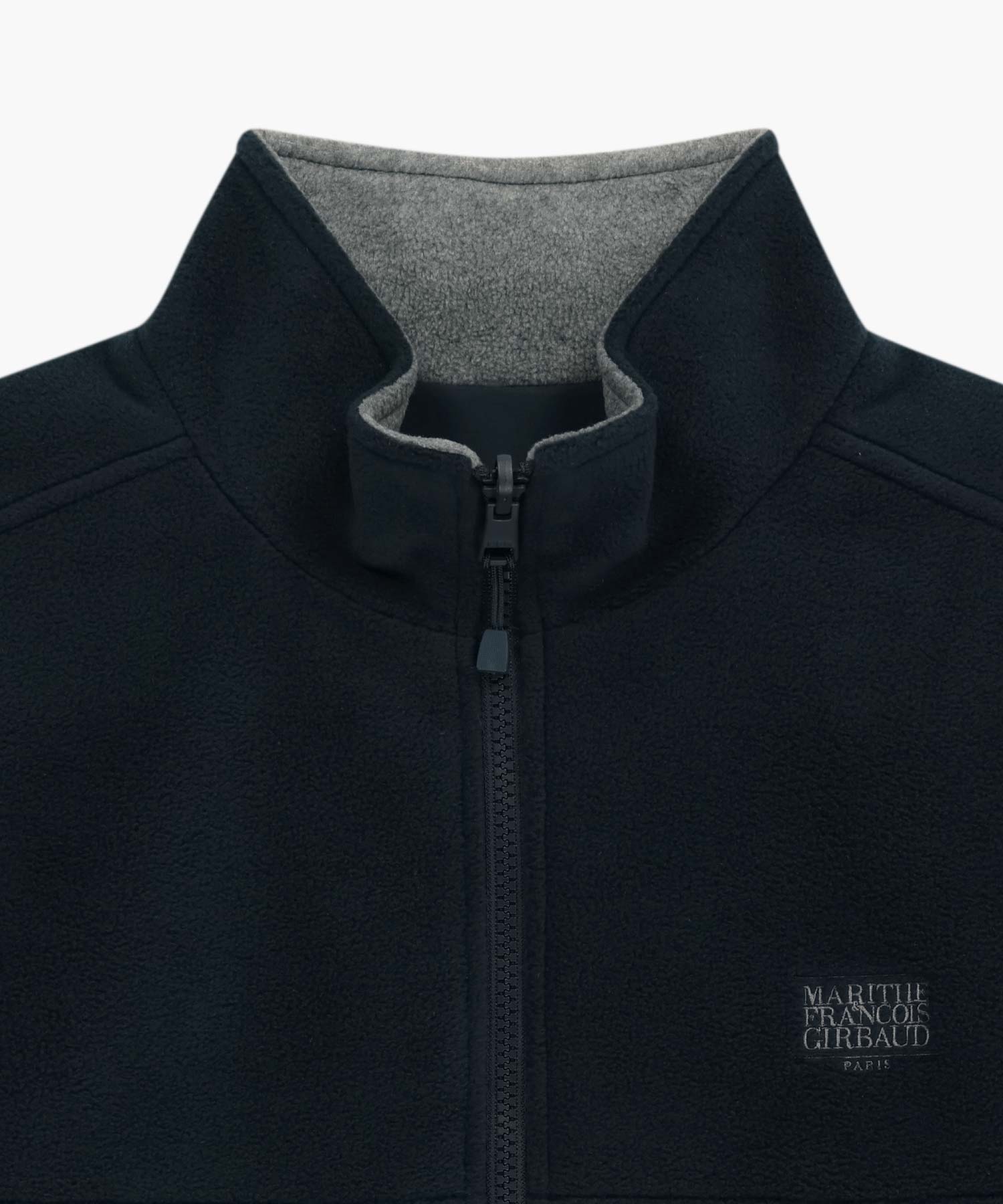 Marithe & Francois Girbaud - Classic Logo Reversible Fleece Jacket (Gray) product image 12 | TRAB K-Fashion Australia