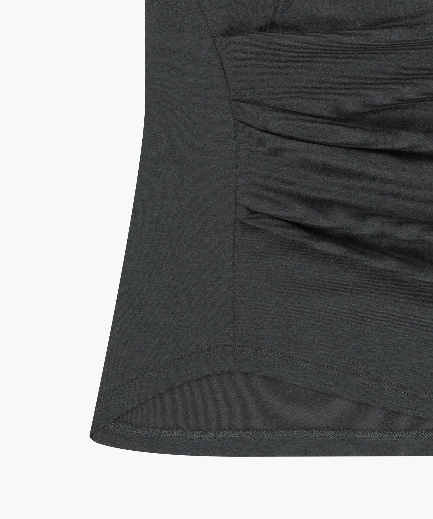 Marithe & Francois Girbaud - Waist Shirring Tee (Charcoal) product image 12 | TRAB K-Fashion Australia