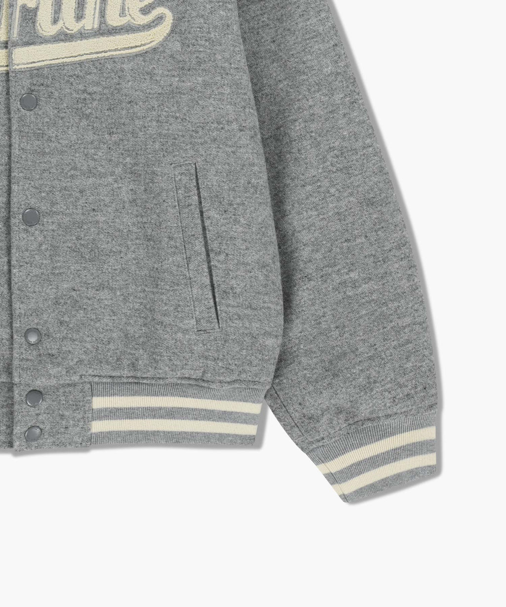 Marithe & Francois Girbaud - Wool Varsity Jacket (Heather Gray) product image 12 | TRAB K-Fashion Australia