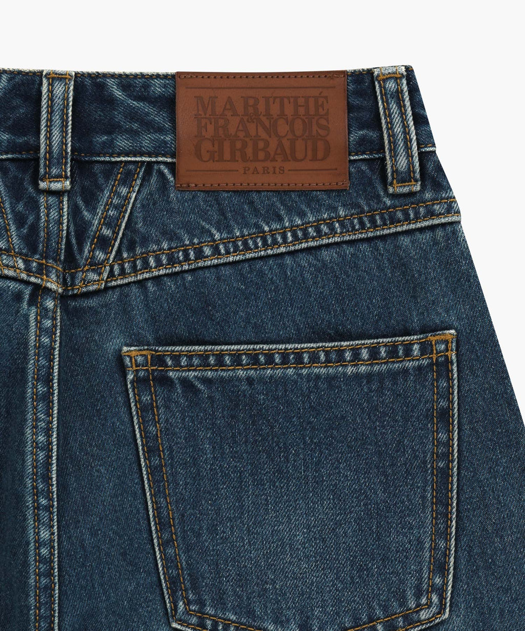 Marithe & Francois Girbaud - High Straight Denim Pants (Dark Blue) product image 12 | TRAB K-Fashion Australia