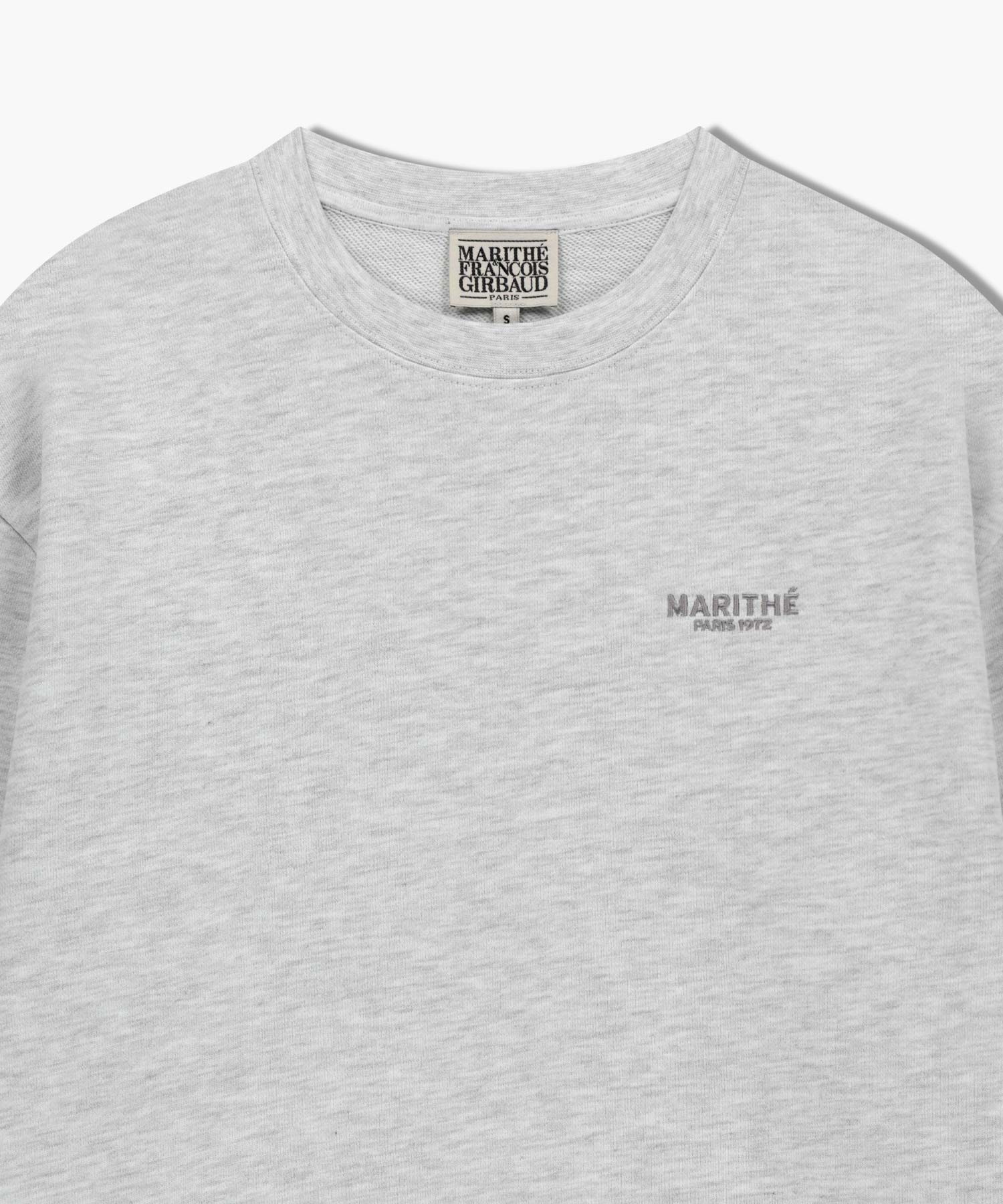 Marithe & Francois Girbaud - Regular Logo Sweat Set-up (Light Heather Gray) product image 12 | TRAB K-Fashion Australia