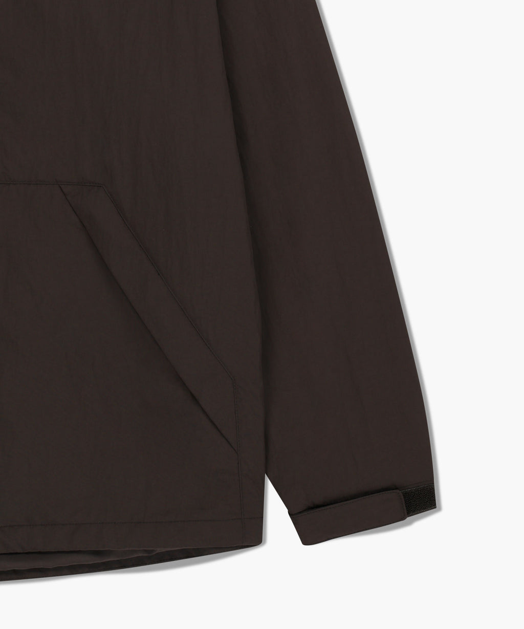 Marithe & Francois Girbaud - Classic Logo Over Fit Hooded Windbreaker (Brown) product image 12 | TRAB K-Fashion Australia