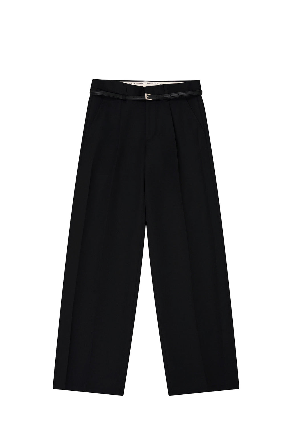 STU - Crease Belt Slacks (Black) product image 9 | TRAB K-Fashion Australia