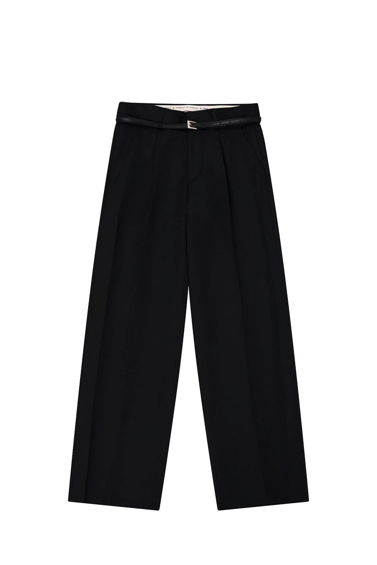 STU - Crease Belt Slacks (Black) product image 9 | TRAB K-Fashion Australia