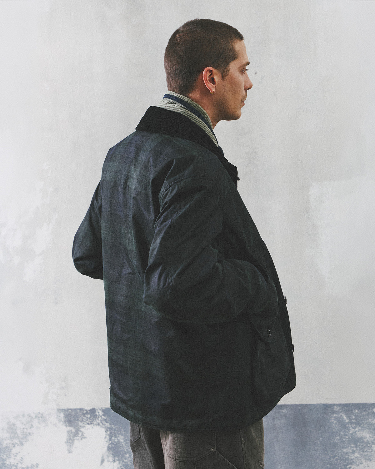 Eastlogue - Folkman Hunting Jumper (Blackwatch Check Waxed) product image 4 | TRAB K-Fashion Australia