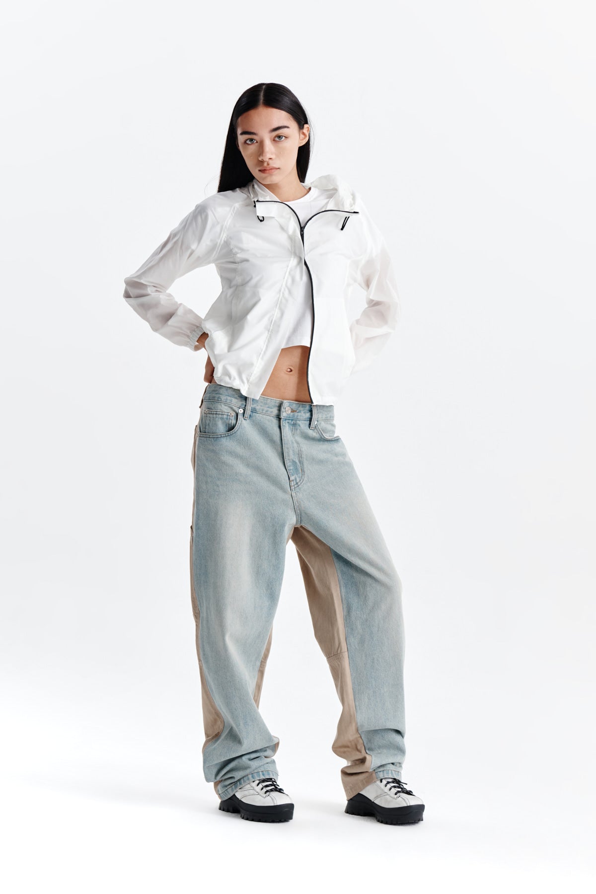 Matin Kim - Light Hoody Windbreaker (White) product image 9 | TRAB K-Fashion Australia