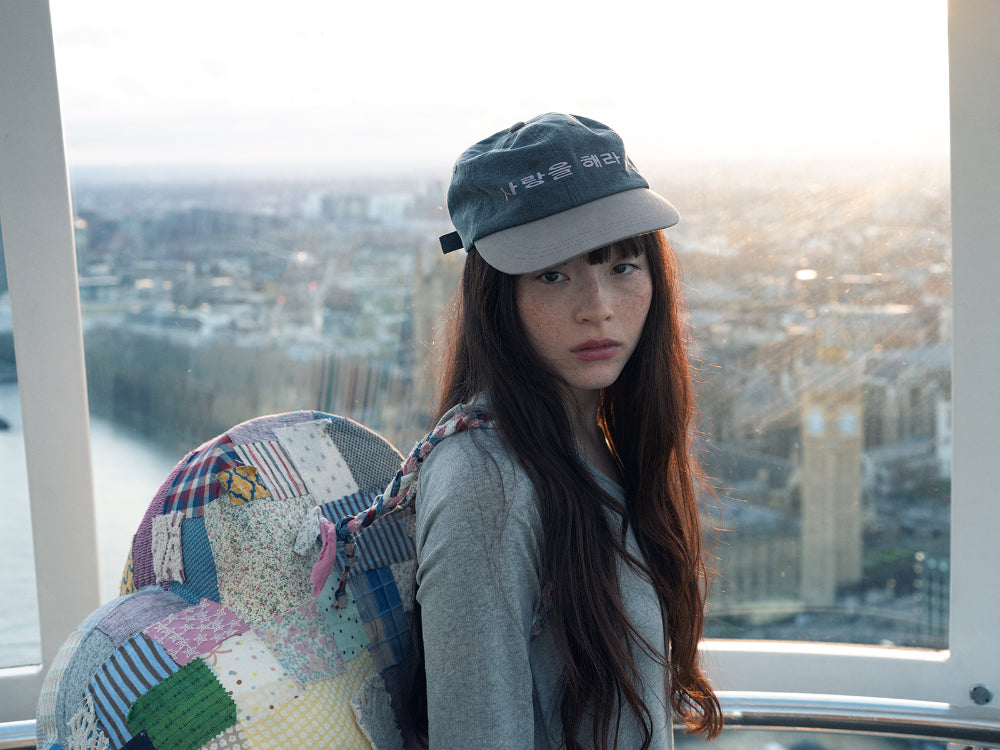 Coyseio - 사랑을 해라 Cap (Charcoal) product image 2 | TRAB K-Fashion Australia