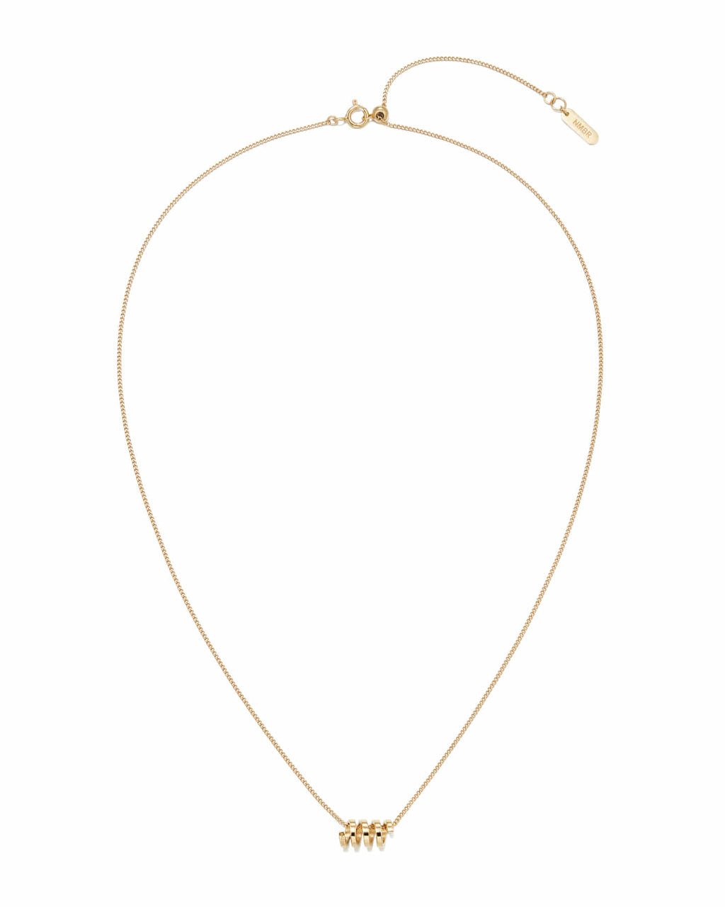 Numbering - Flat Coil Pendant Necklace #4809 product image 4 | TRAB K-Fashion Australia
