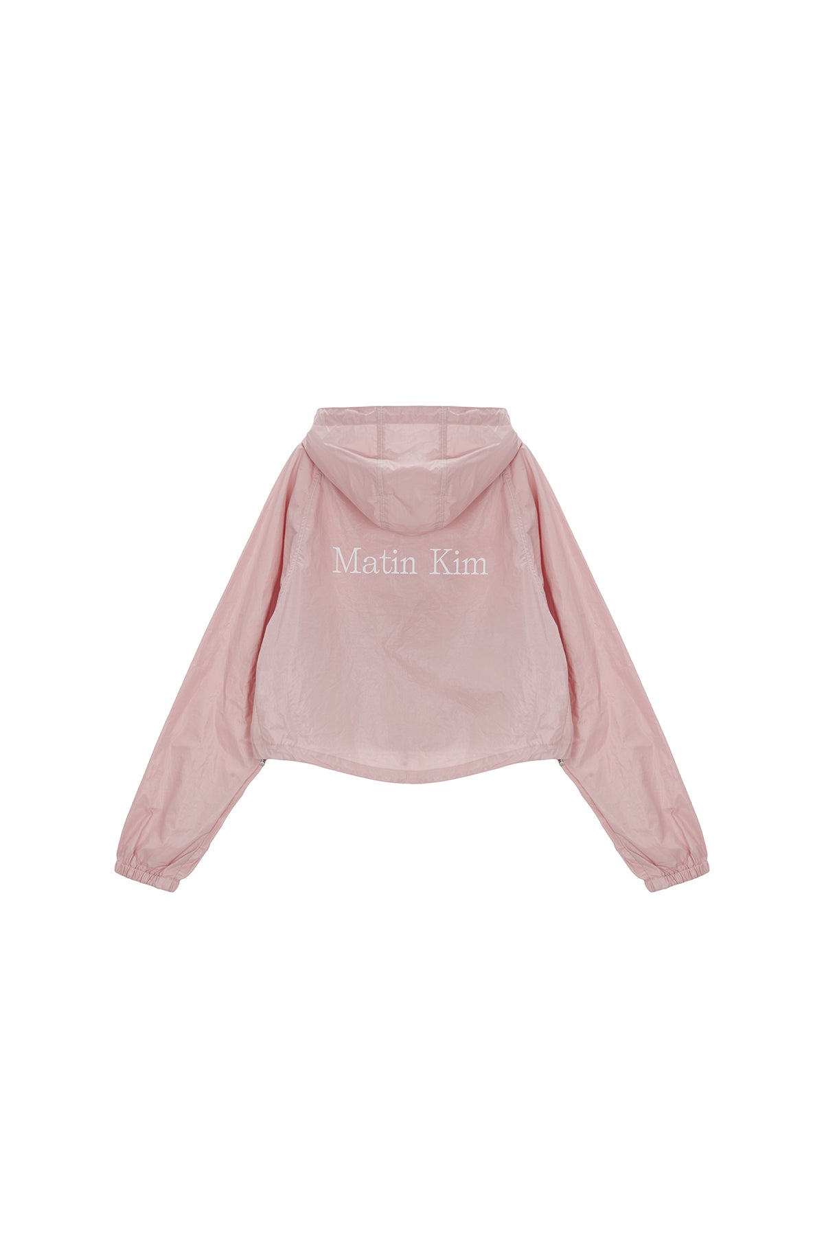 Matin Kim - Matin Crop Hoody Coating Jumper (Pink) product image 1 | TRAB K-Fashion Australia