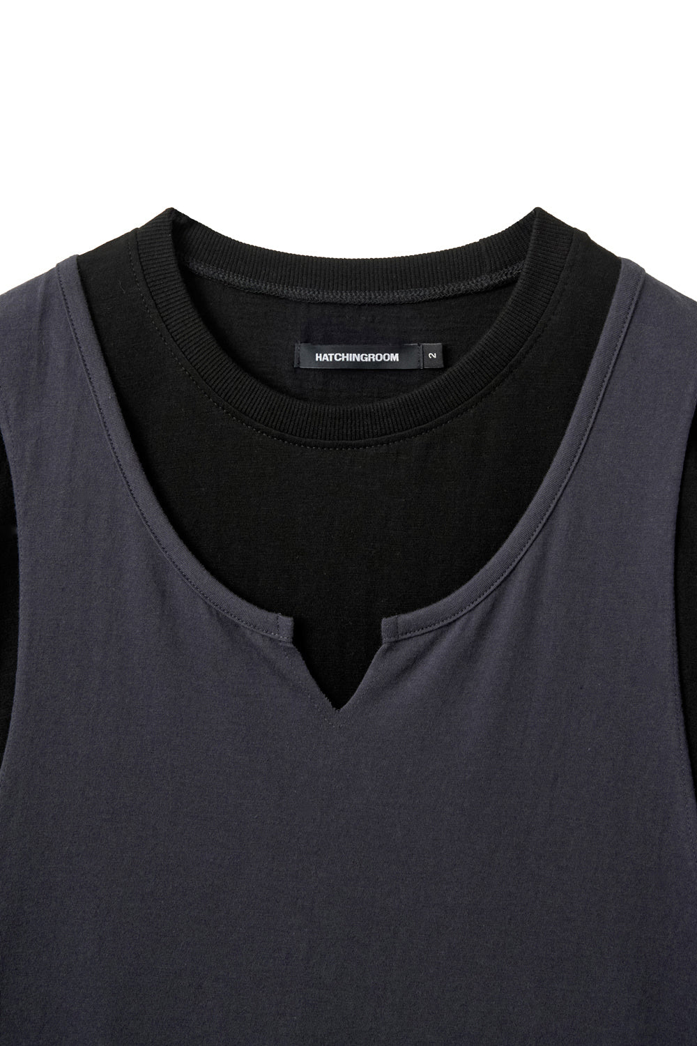 Hatchingroom - Triple Layered Tee (Blue Charcoal) product image 3 | TRAB K-Fashion Australia