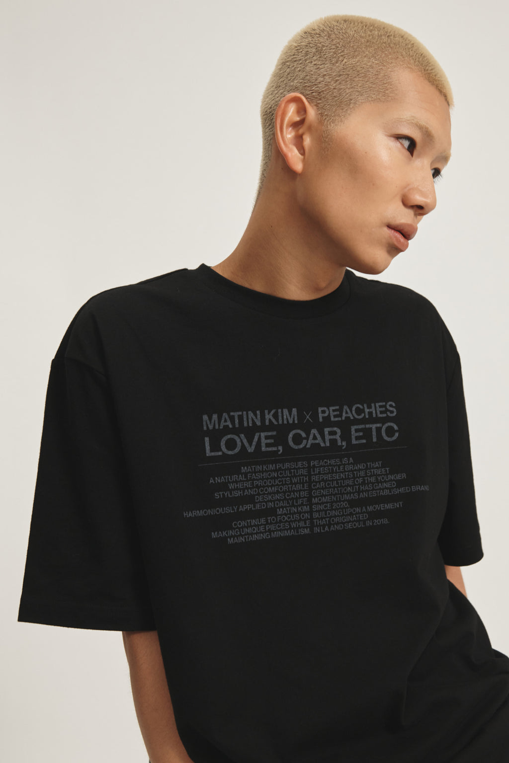 Matin Kim - Peaches Love Car Etc Graphic Top (Black) product image 14 | TRAB K-Fashion Australia
