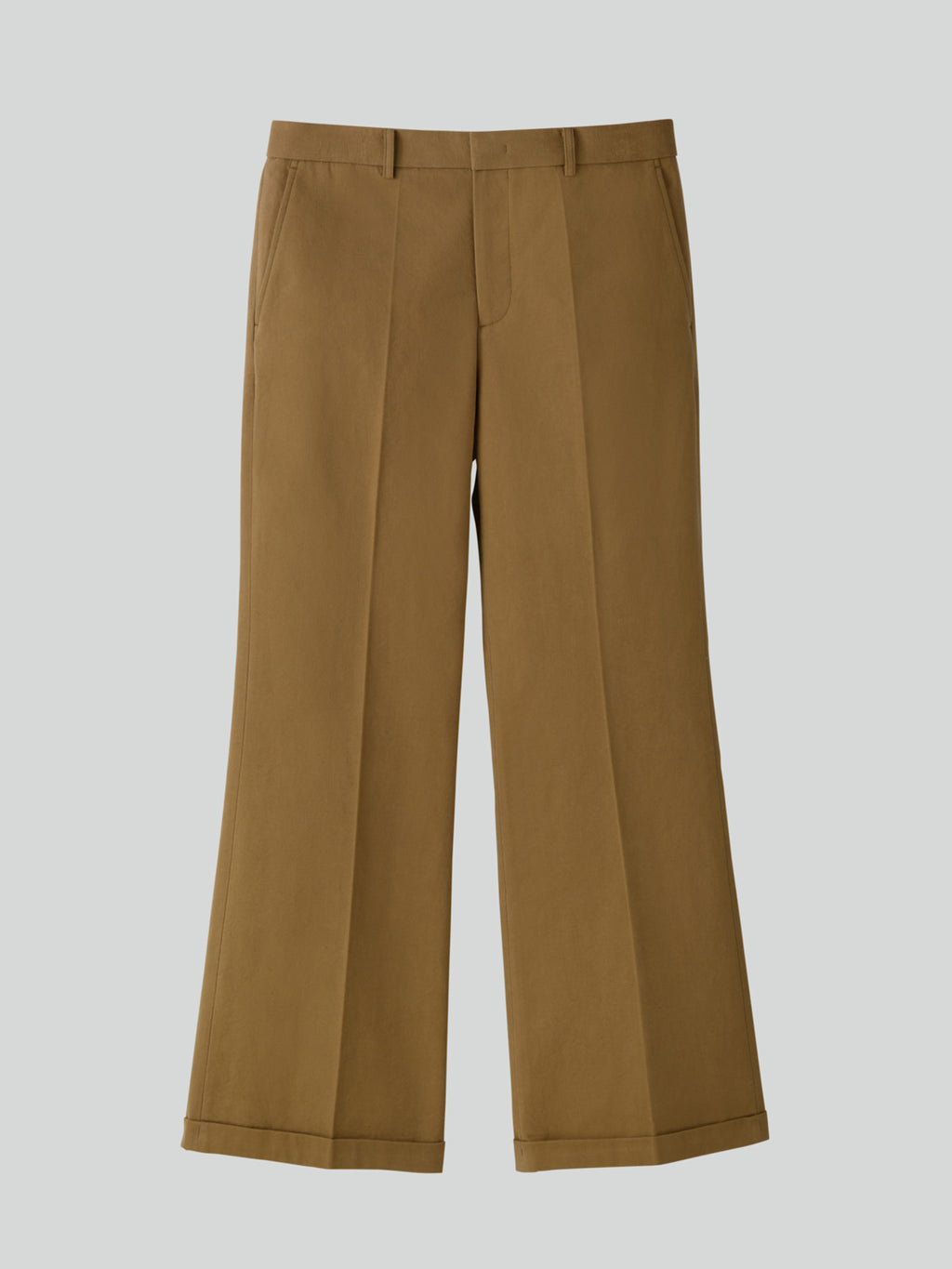 Recto - Cotton Flare Turn Up Pants (Desert) product image 7 | TRAB K-Fashion Australia