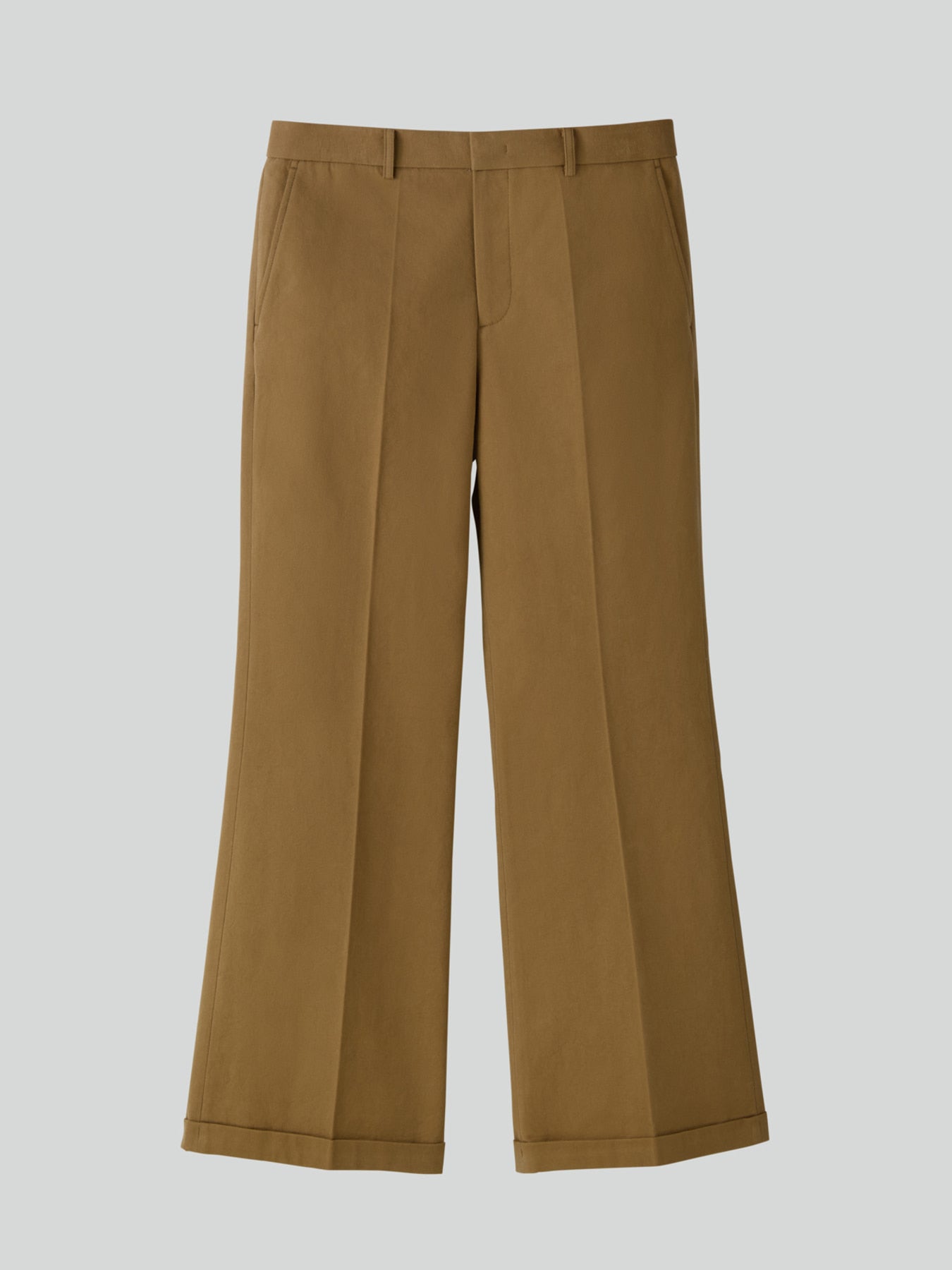 Recto - Cotton Flare Turn Up Pants (Desert) product image 7 | TRAB K-Fashion Australia