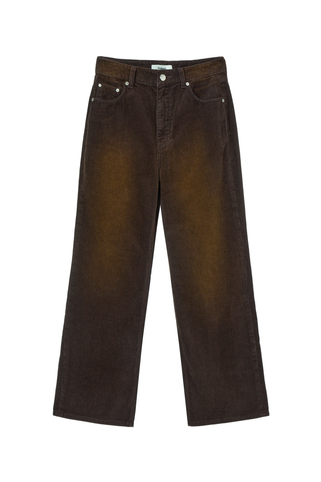 Deinet - Straight Brush Corduroy Pants (Dark Brown) product image 6 | TRAB K-Fashion Australia
