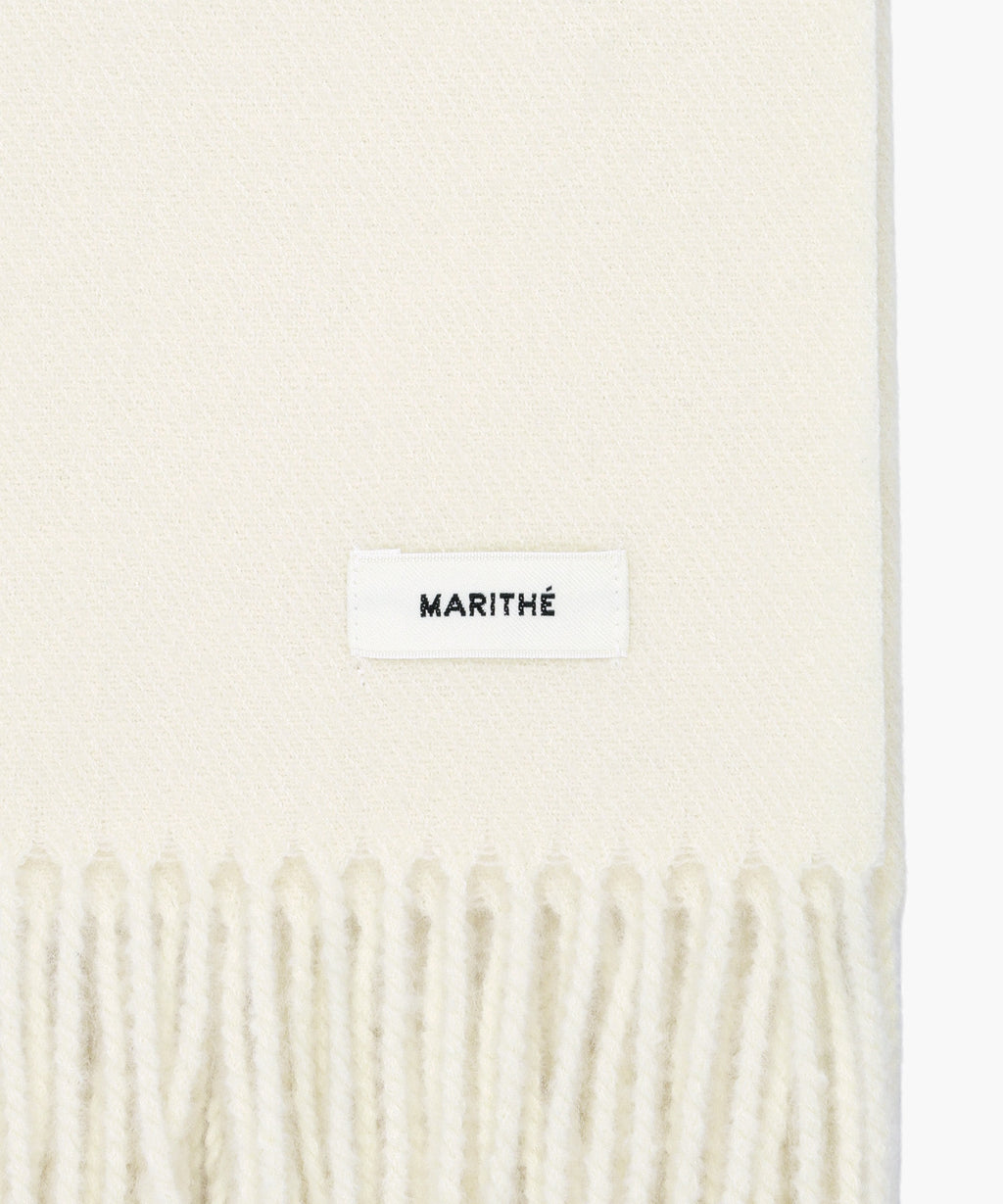 Marithe & Francois Girbaud - Regular Logo Muffler & Glove Set (Ivory) product image 3 | TRAB K-Fashion Australia