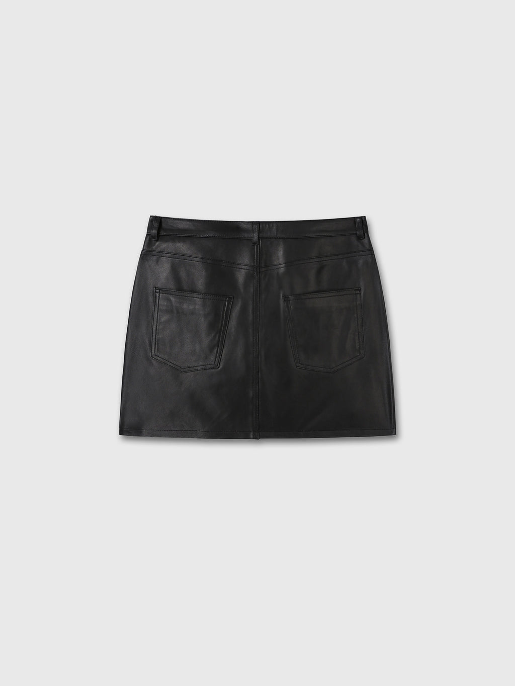 Tonywack - Lamb Leather Mini Skirt (Black) product image 10 | TRAB K-Fashion Australia