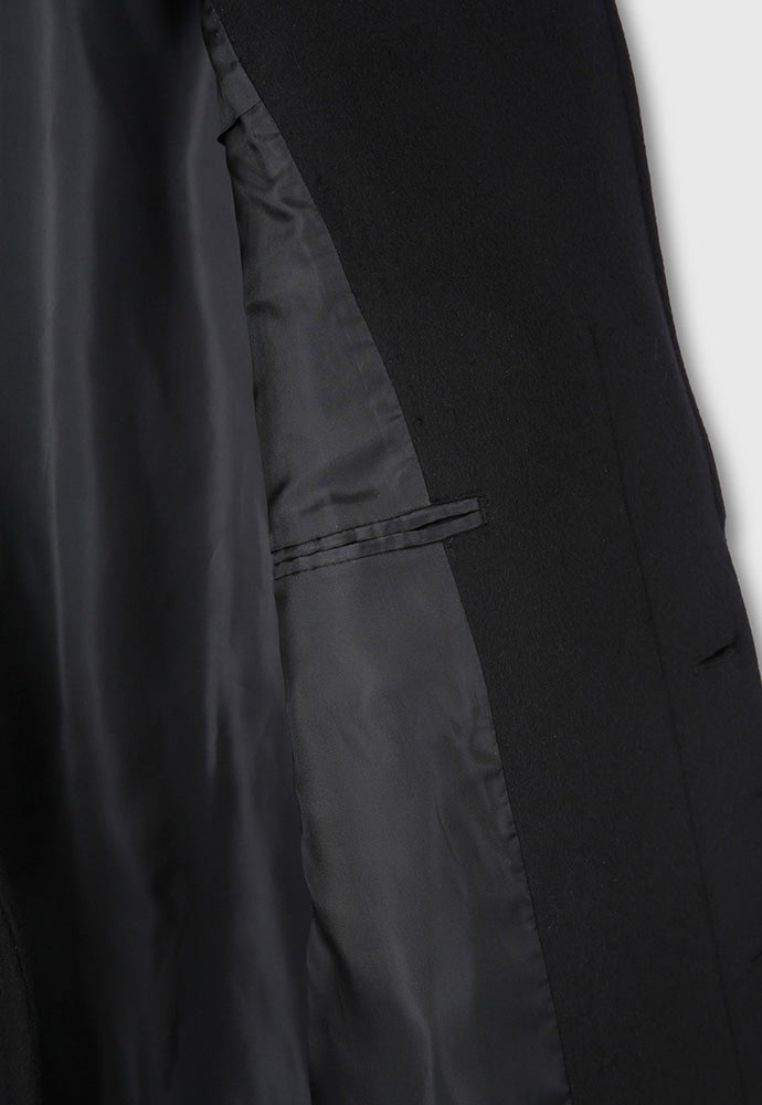 Tonywack - Wool And Cashmere Tailored Single Coat (Black) product image 15 | TRAB K-Fashion Australia