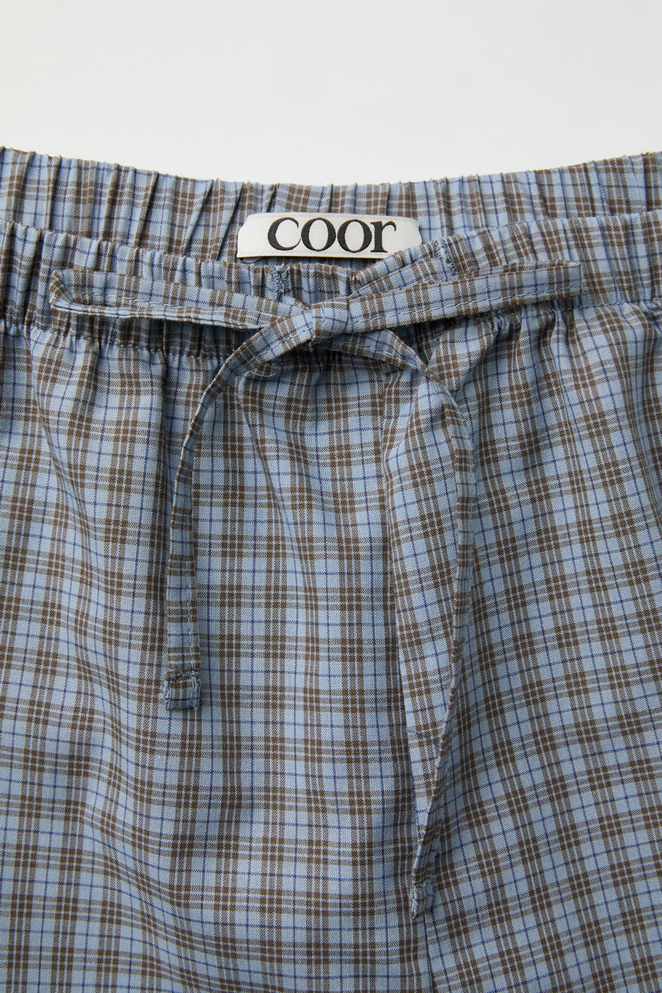 Coor - Easy Check Shorts (Blue Check) product image 5 | TRAB K-Fashion Australia