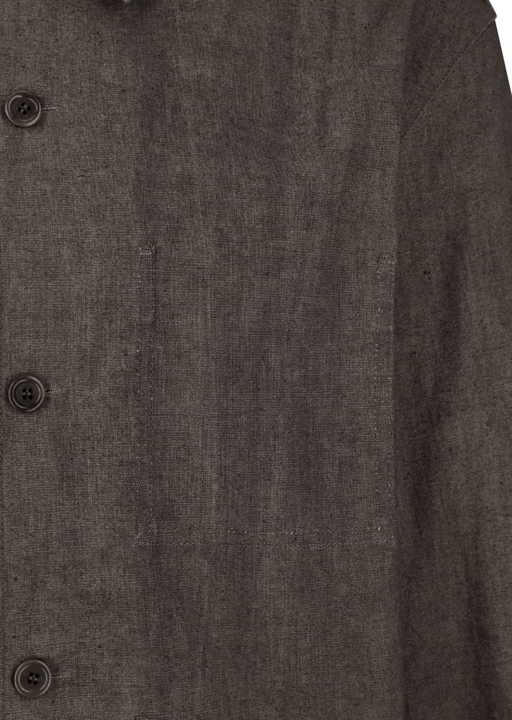 Amomento - Linen Pocket Jacket (Brown) product image 9 | TRAB K-Fashion Australia
