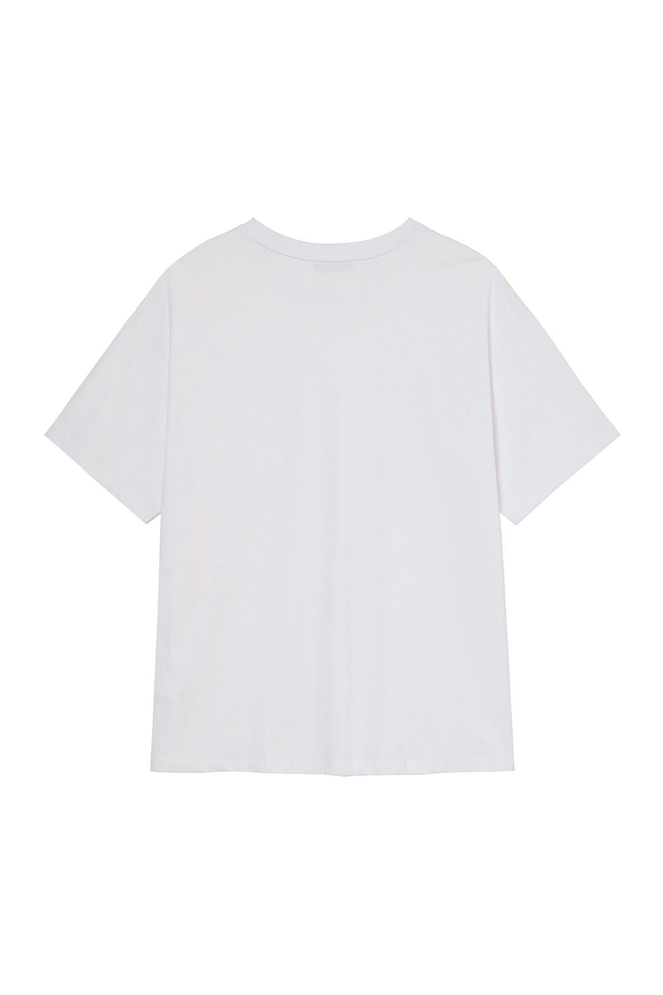 Deinet - Application Stitch T-Shirt (White) product image 2 | TRAB K-Fashion Australia