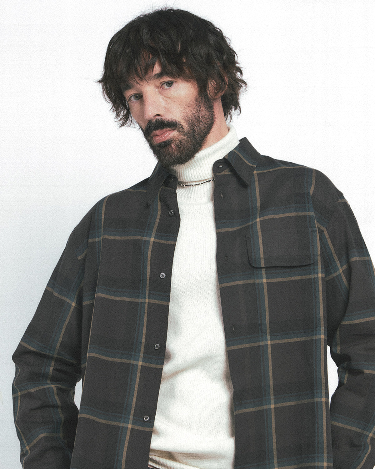 Eastlogue - Holiday Shirts (Brown Green Check) product image 3 | TRAB K-Fashion Australia