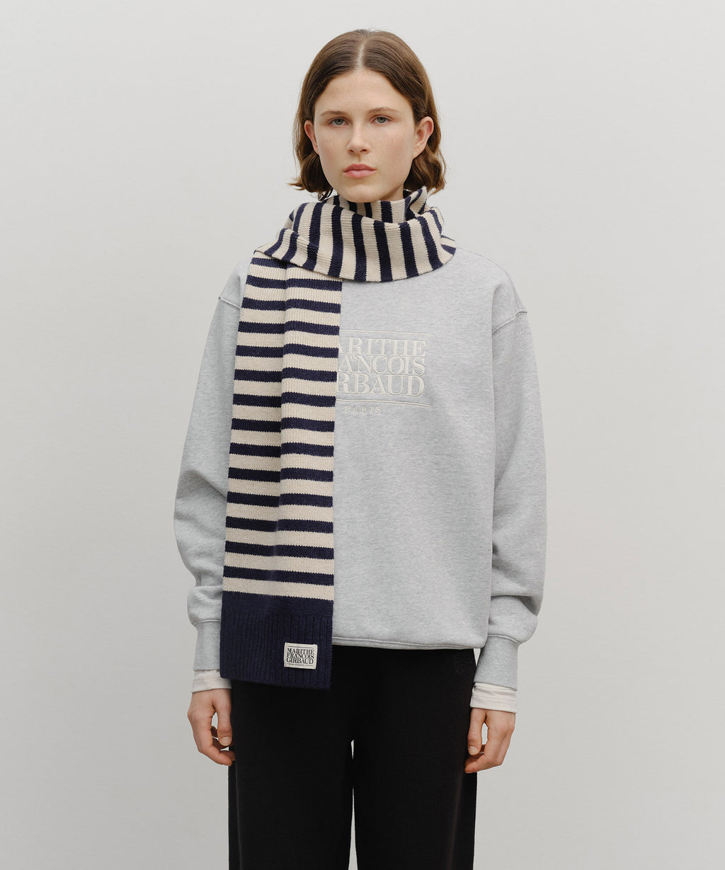 Marithe & Francois Girbaud - Classic Logo Muffler (Navy) product image 4 | TRAB K-Fashion Australia