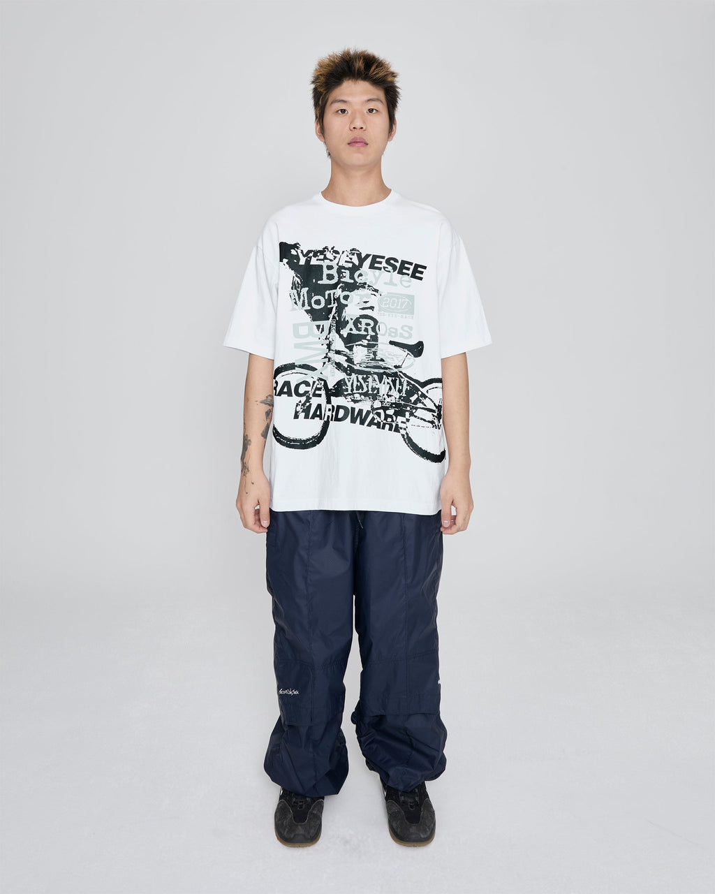 yeseyesee - Y.E.S BMX Tee (White) product image 7 | TRAB K-Fashion Australia