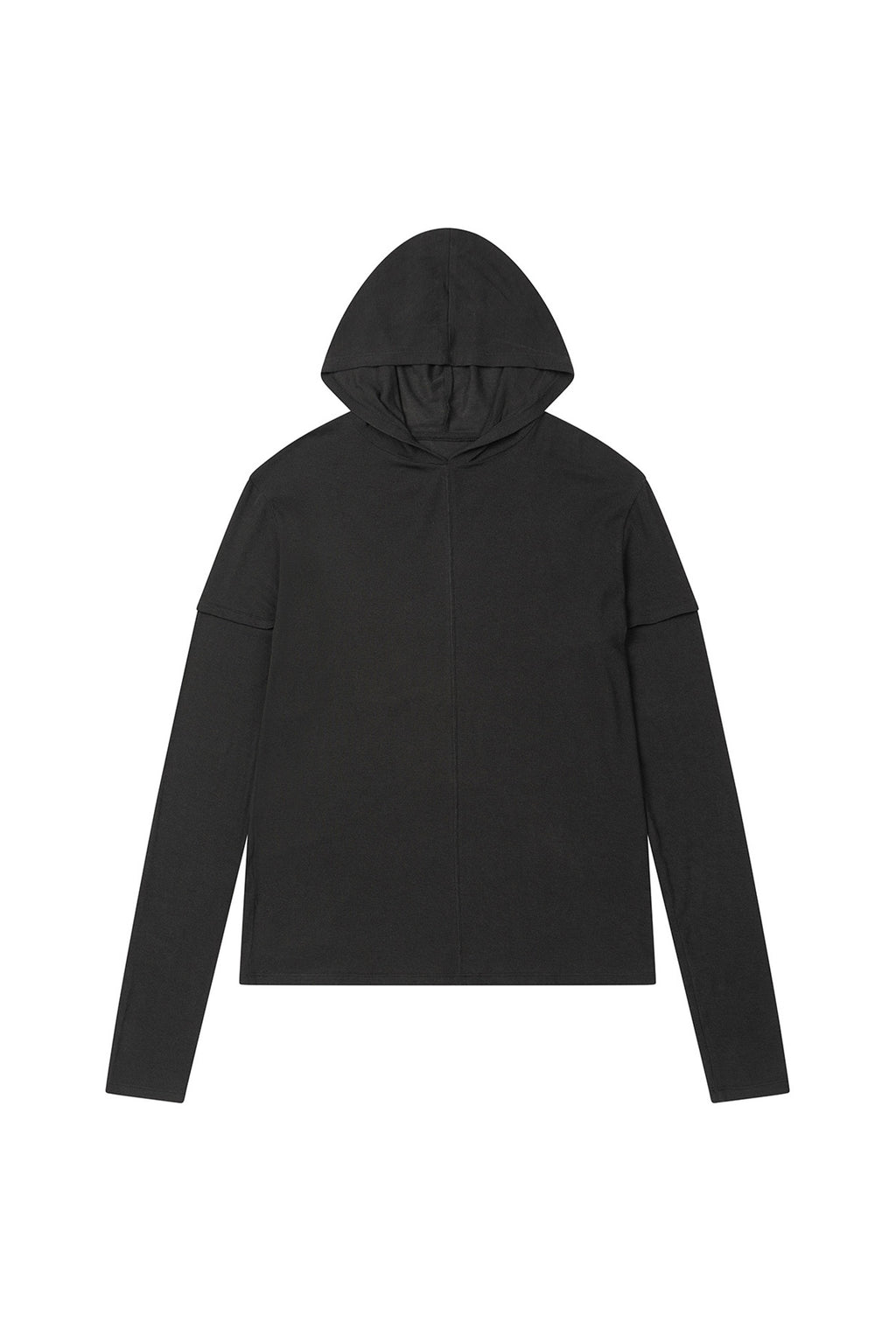 Deinet - Fake Hood Long Sleeve (Charcoal) product image 9 | TRAB K-Fashion Australia