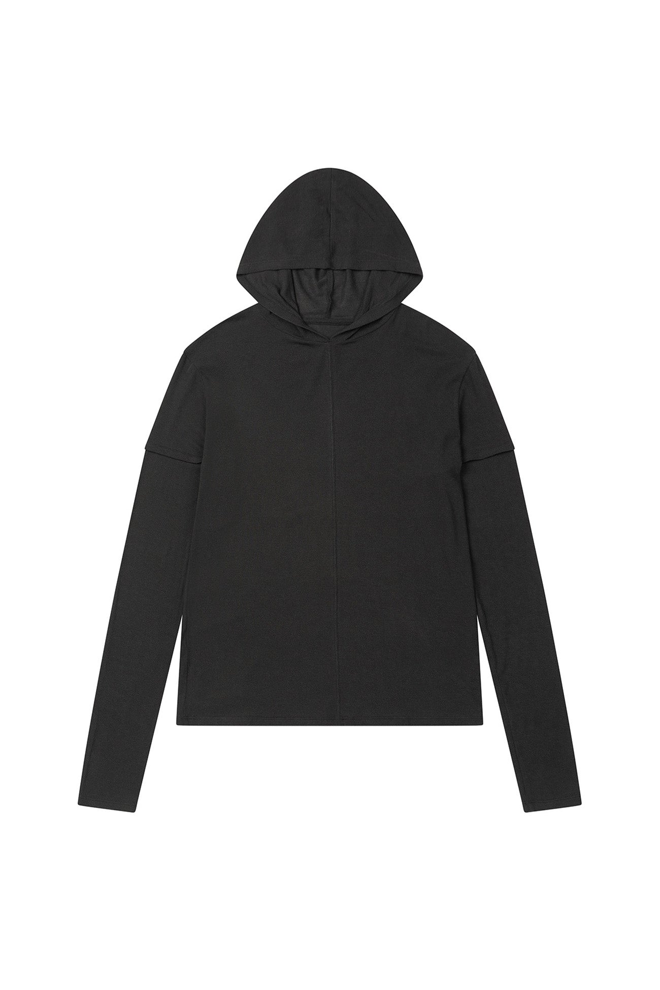 Deinet - Fake Hood Long Sleeve (Charcoal) product image 9 | TRAB K-Fashion Australia