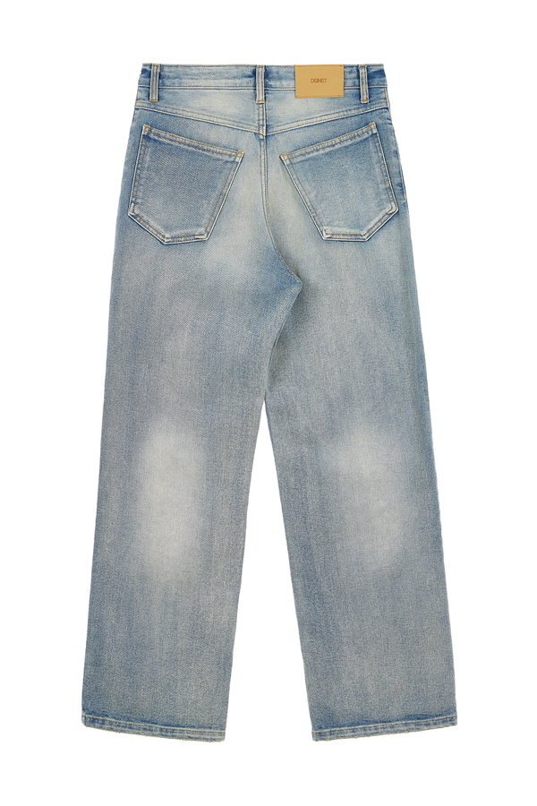 Deinet - Faded Straight Denim (Light Blue) product image 11 | TRAB K-Fashion Australia