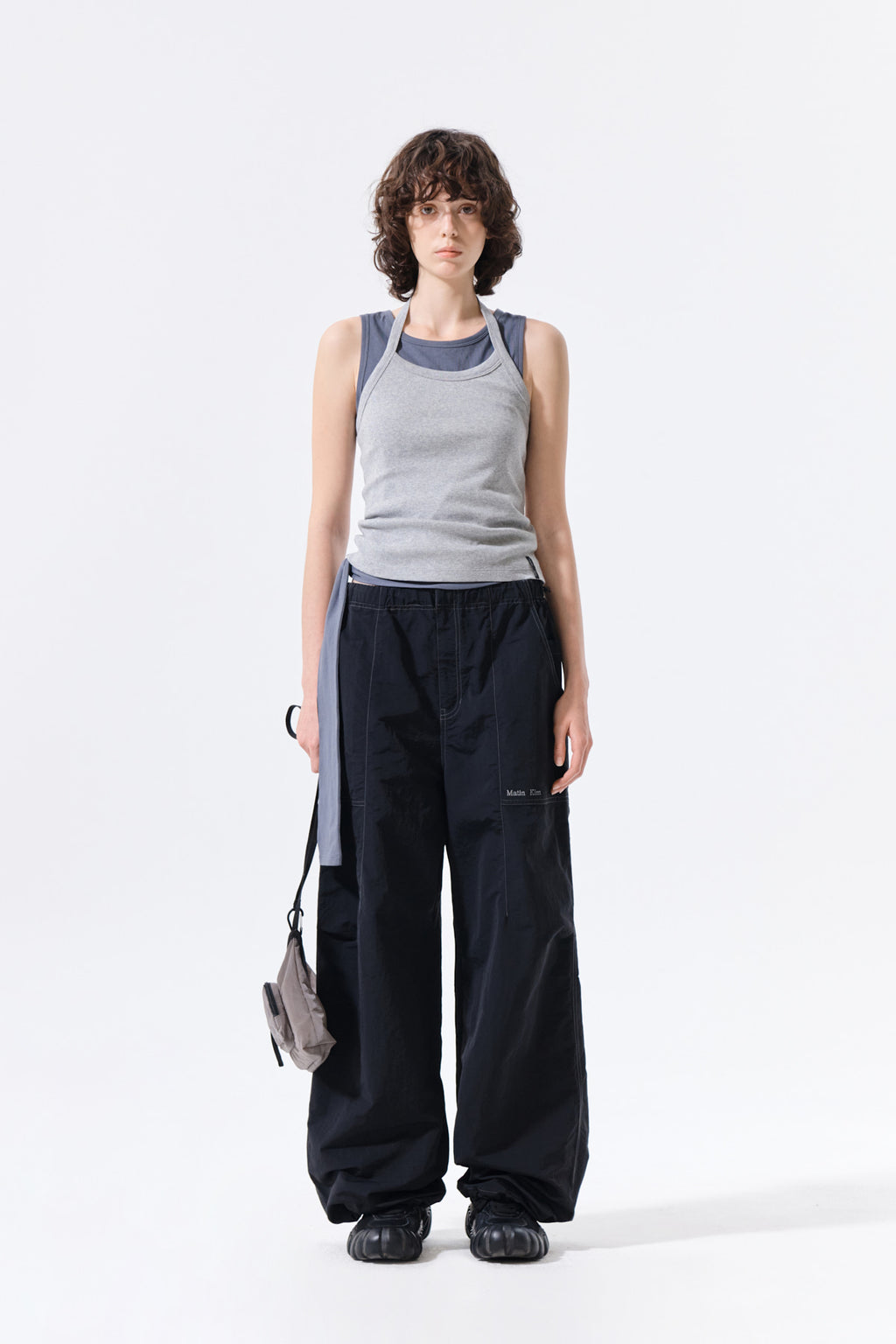 Matin Kim - Multi Panel Parachute Pants (Black) product image 6 | TRAB K-Fashion Australia