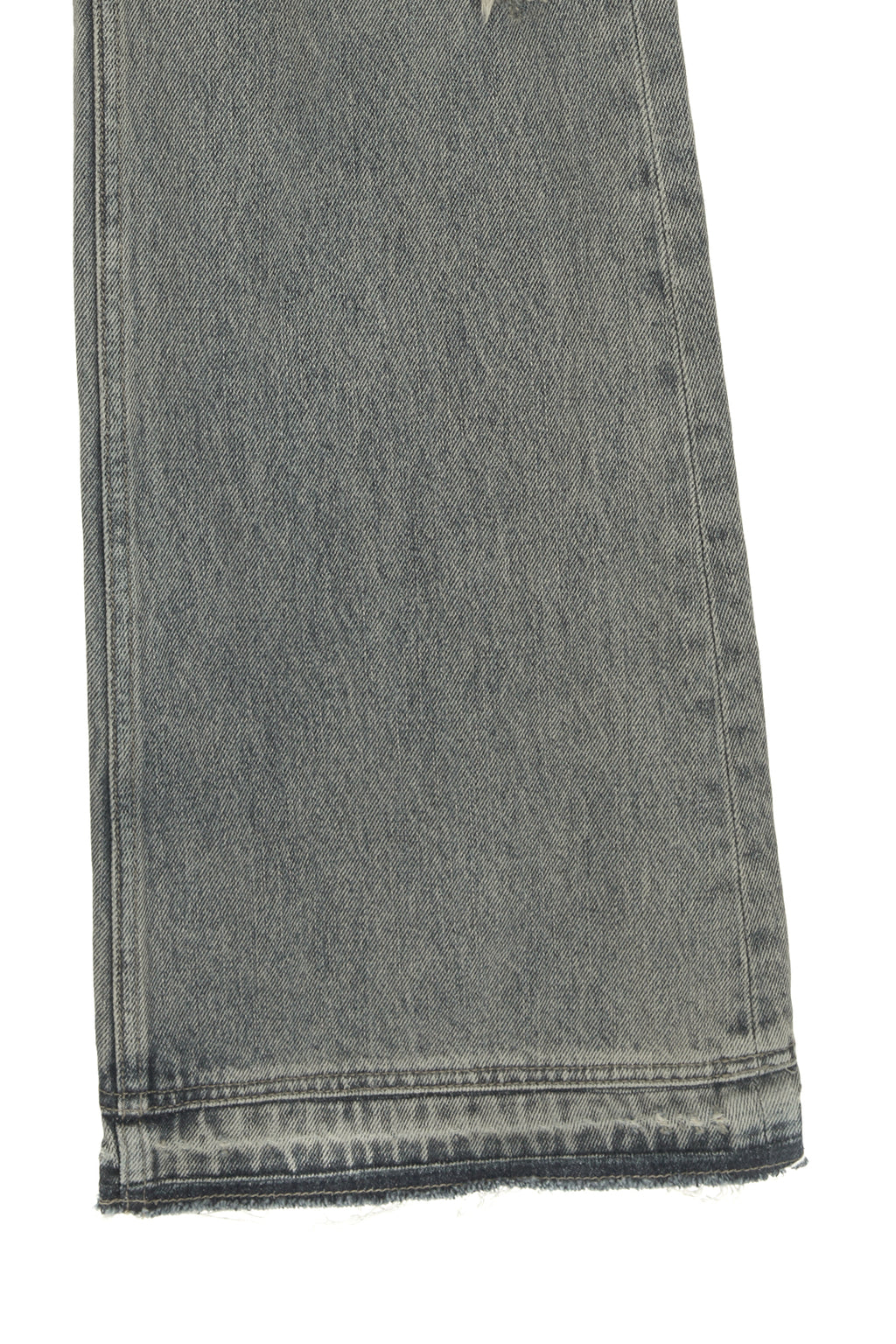 Matin Kim - Semi Boots Cut Damage Denim Pants (Light Blue) product image 4 | TRAB K-Fashion Australia