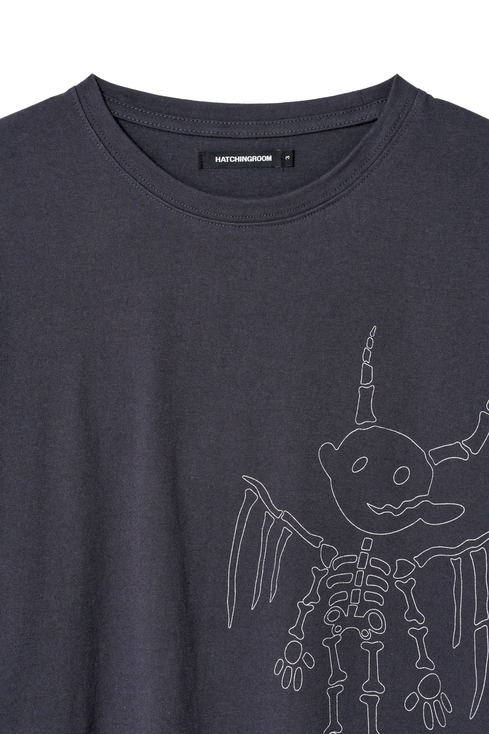 Hatchingroom - Bone Devil Tee Blue (Charcoal) product image 3 | TRAB K-Fashion Australia