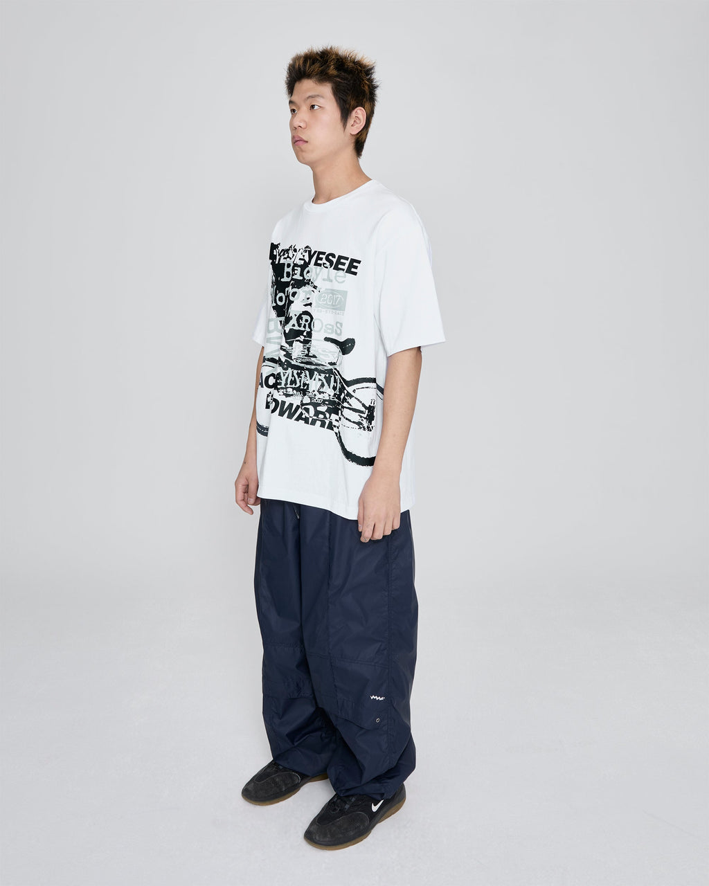 yeseyesee - Y.E.S BMX Tee (White) product image 8 | TRAB K-Fashion Australia