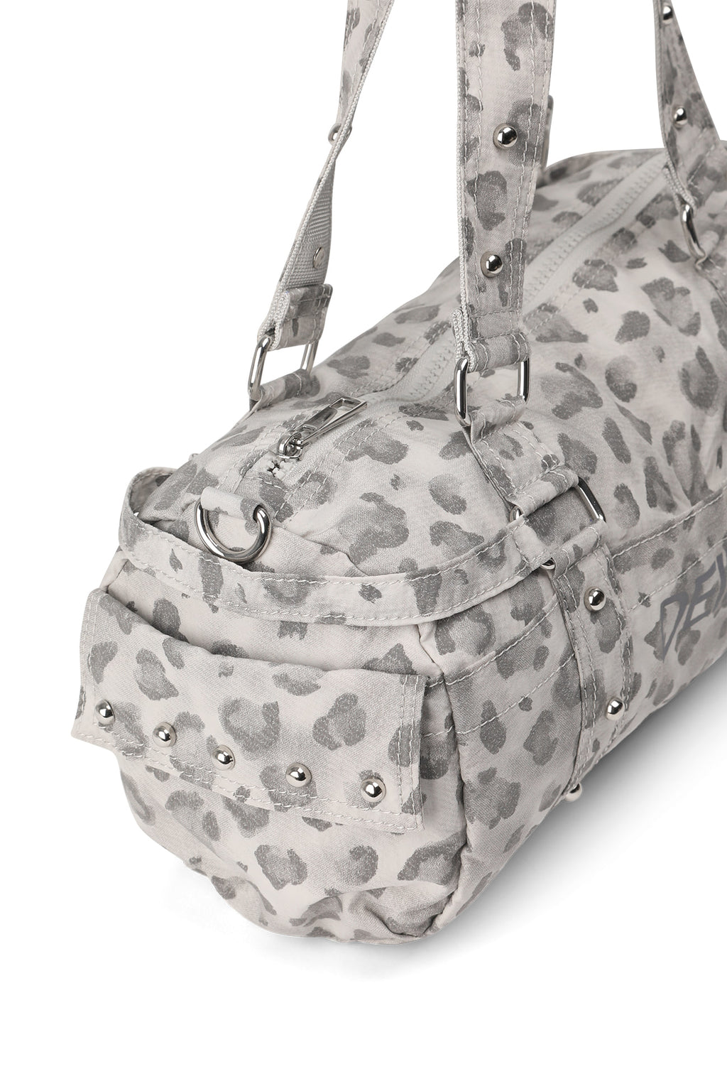 Deinet - Logo Leopard Duffle Mini Bag (Grey) product image 11 | TRAB K-Fashion Australia