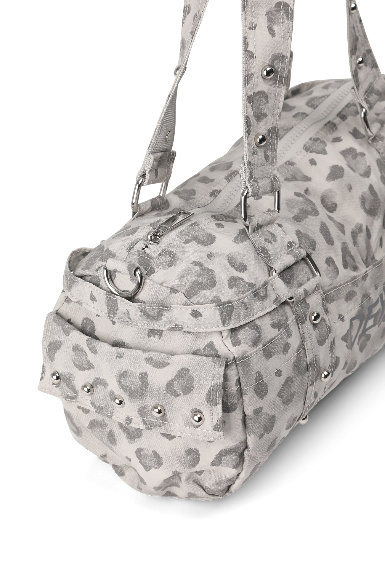 Deinet - Logo Leopard Duffle Mini Bag (Grey) product image 11 | TRAB K-Fashion Australia