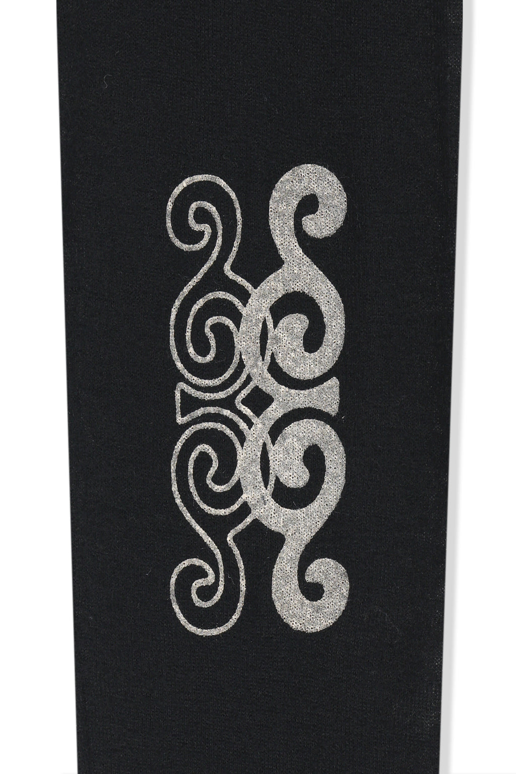 Matin Kim - Matin Sleeve Graphic Sheer Knit Pullover (Black) product image 5 | TRAB K-Fashion Australia