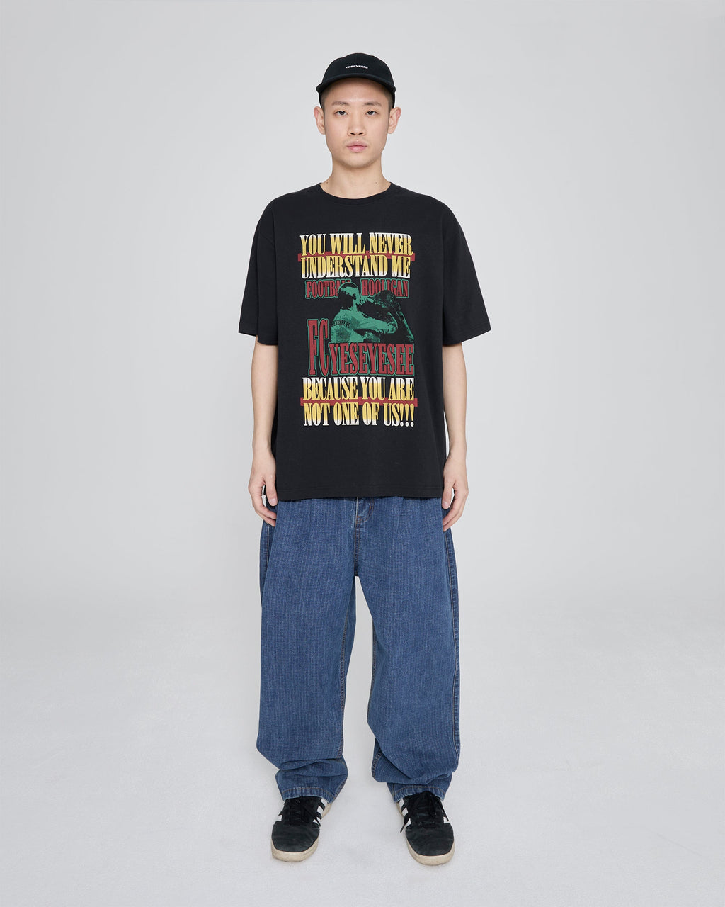 yeseyesee - Y.E.S Hooligan Tee (Charcoal) product image 7 | TRAB K-Fashion Australia