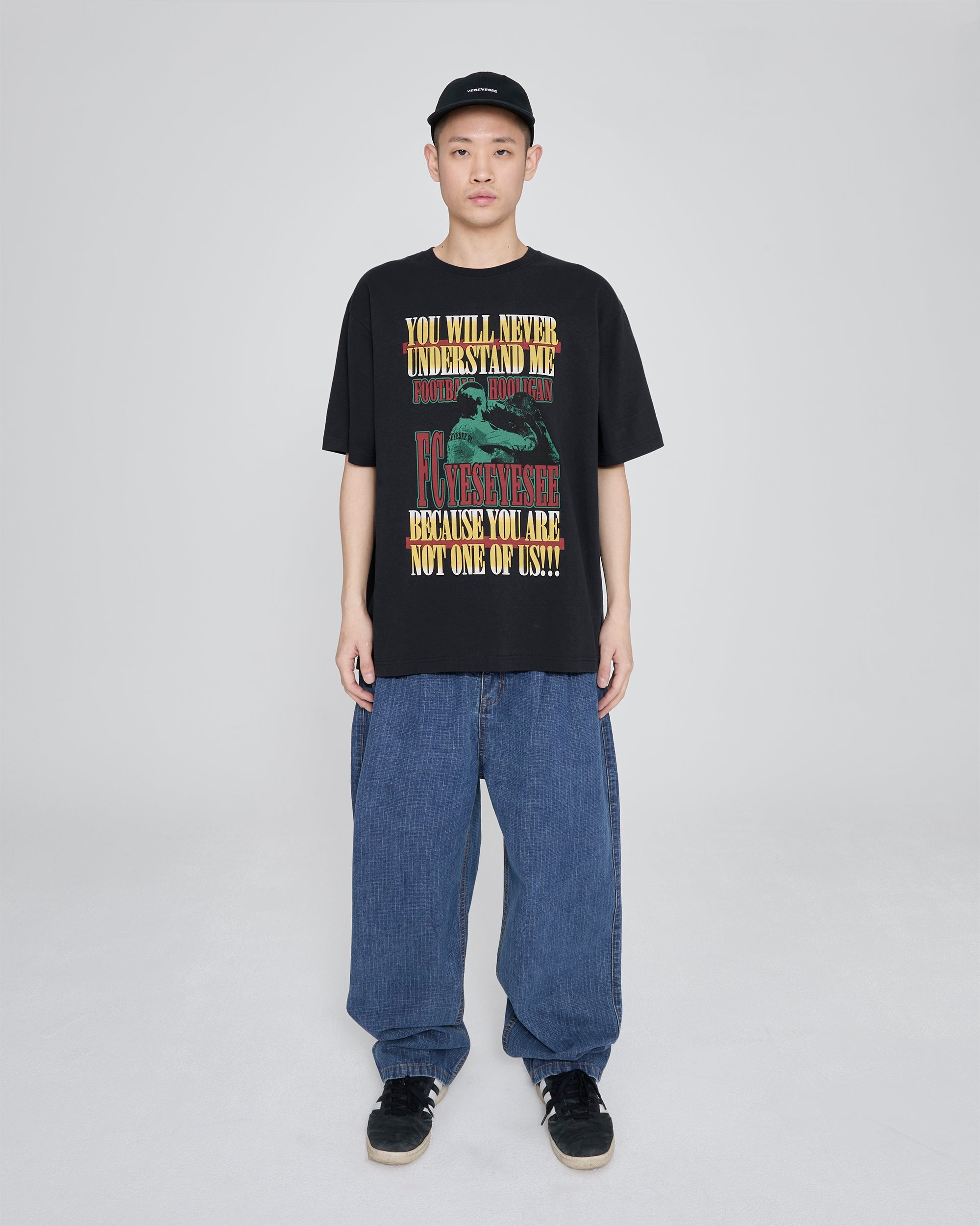yeseyesee - Y.E.S Hooligan Tee (Charcoal) product image 7 | TRAB K-Fashion Australia