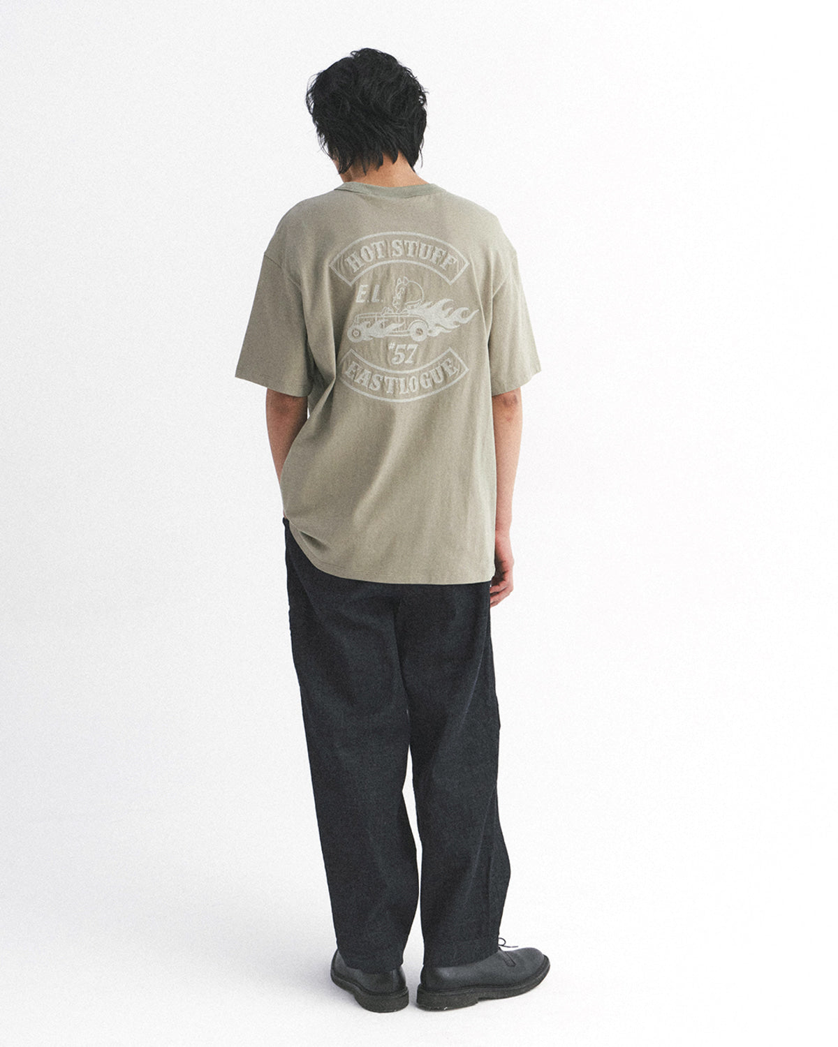 Eastlogue - Racing Club T-shirts (Sand) product image 4 | TRAB K-Fashion Australia