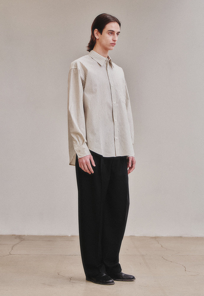 Art if acts - Stripe Shirt (Ivory) product image 3 | TRAB K-Fashion Australia