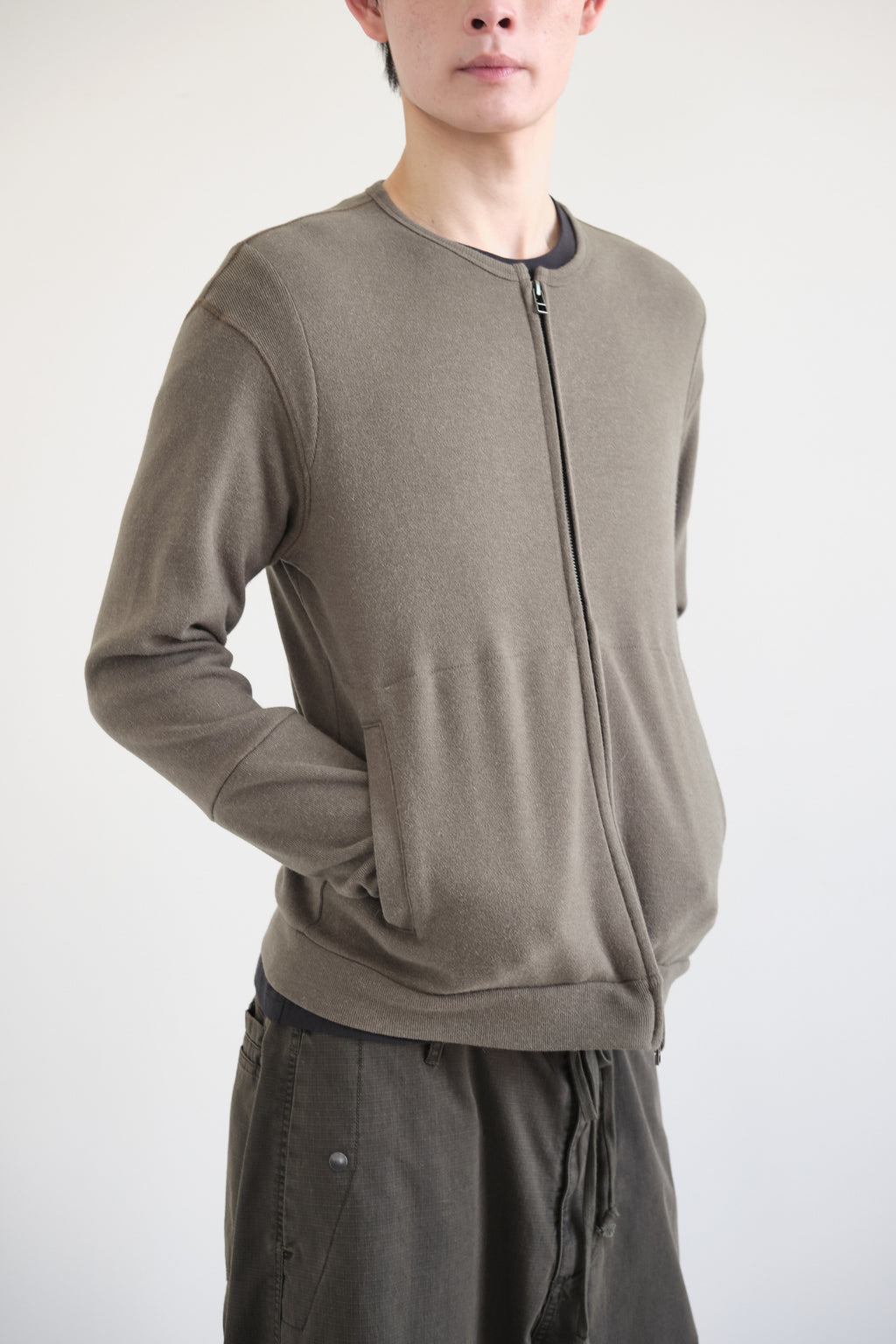 Hatchingroom - Layer Cardigan V2 (Olive) product image 7 | TRAB K-Fashion Australia
