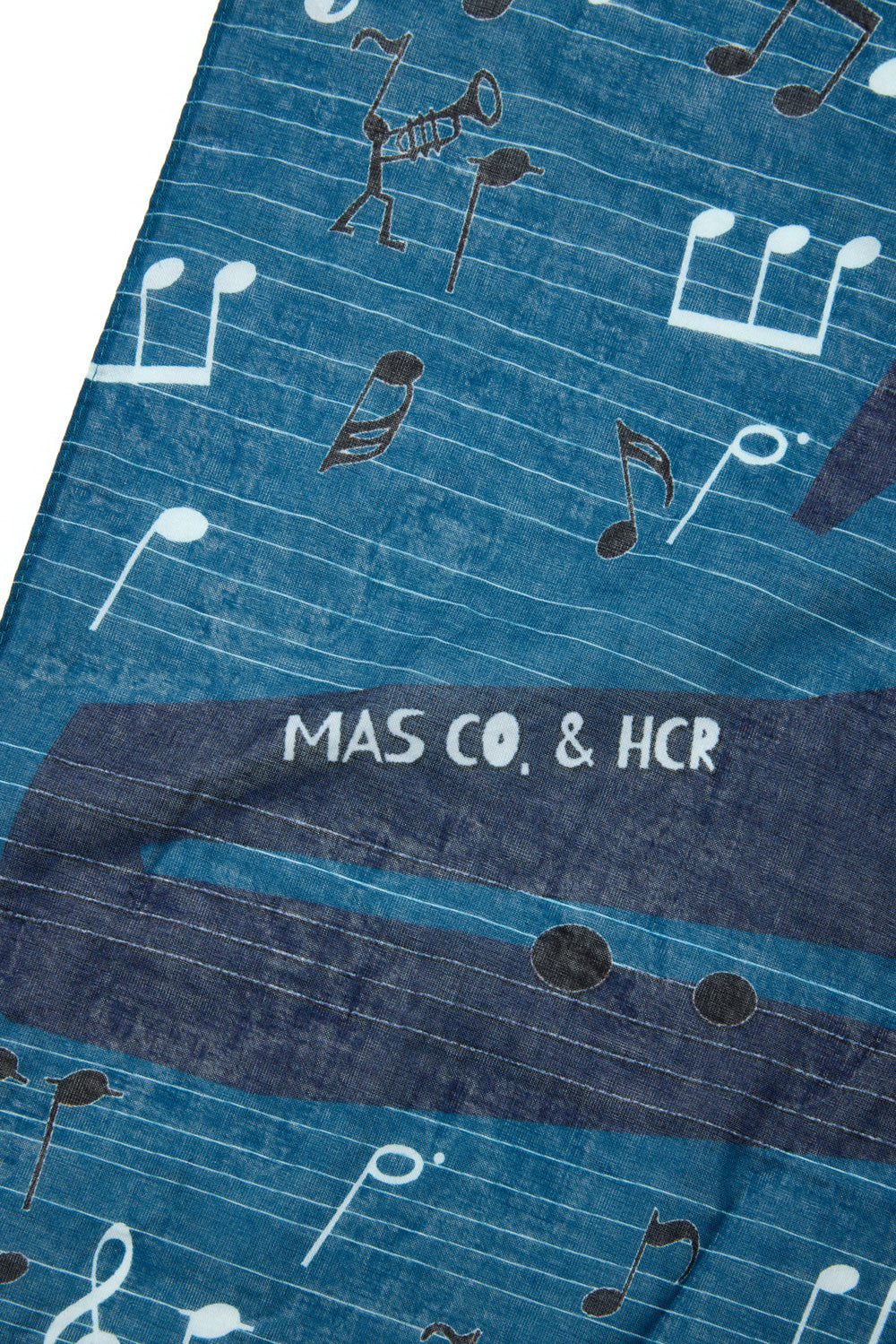 Hatchingroom - Notes Scarf (Blue) product image 4 | TRAB K-Fashion Australia