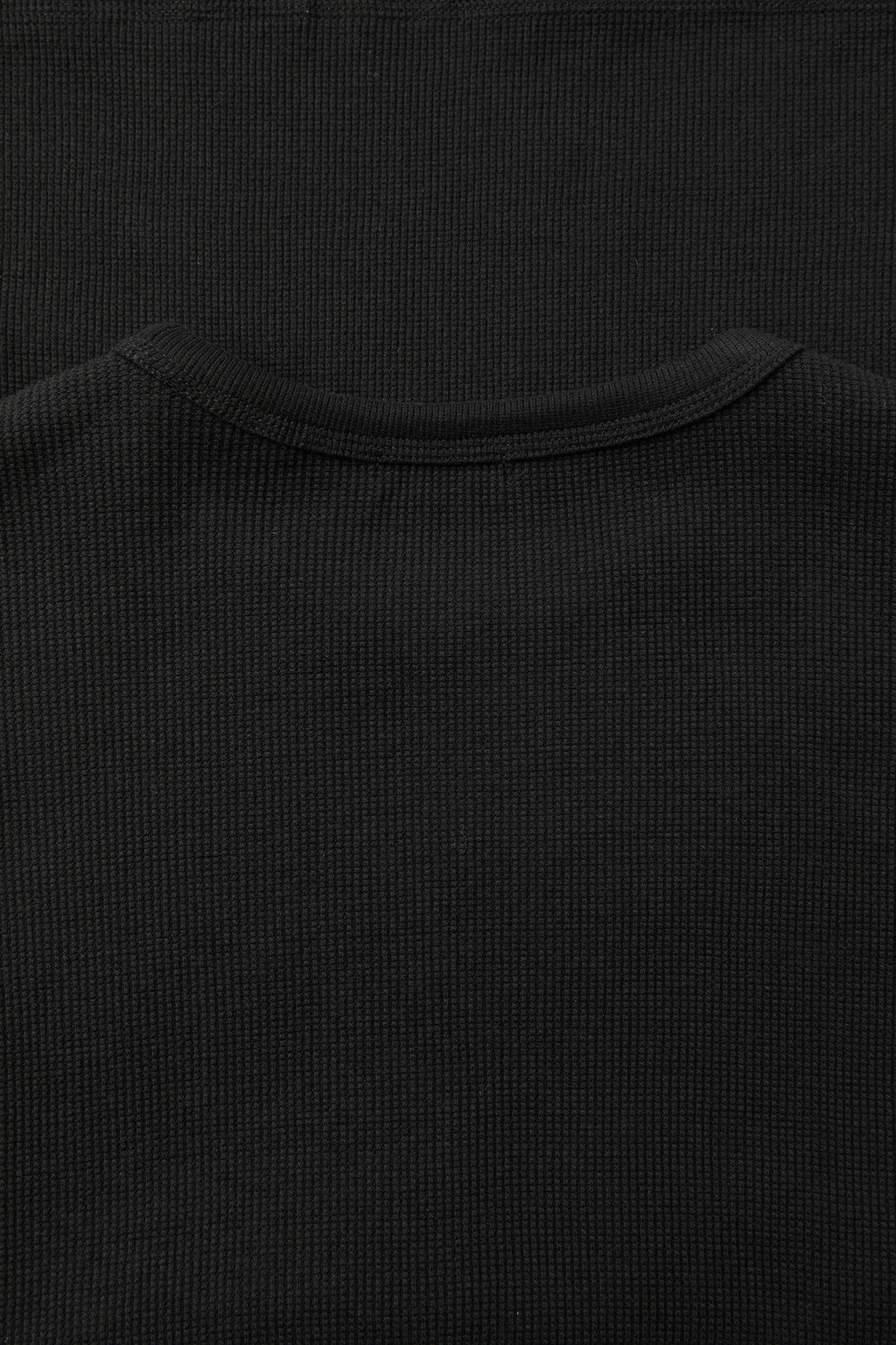 Coor - Regular Fit Waffle Long Sleeve (Black) product image 6 | TRAB K-Fashion Australia