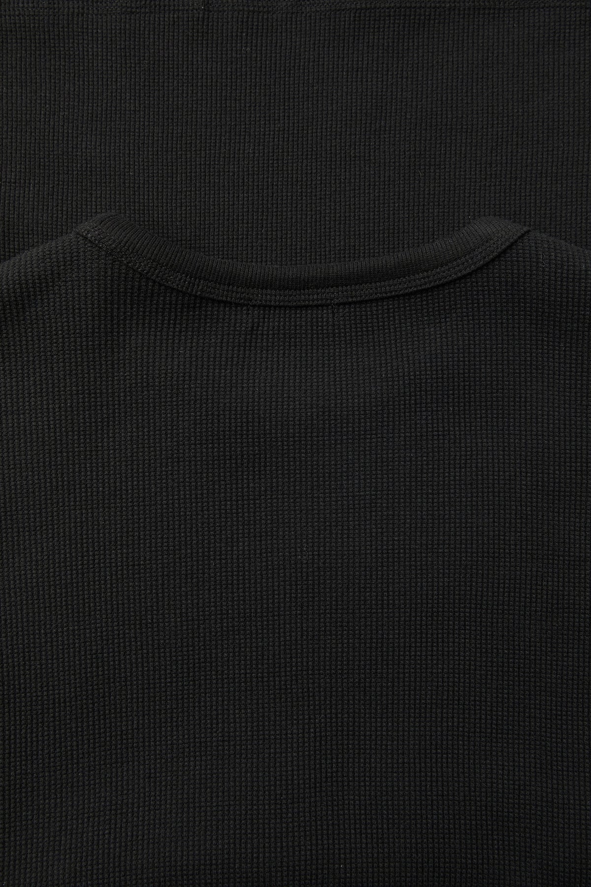 Coor - Regular Fit Waffle Long Sleeve (Black) product image 6 | TRAB K-Fashion Australia